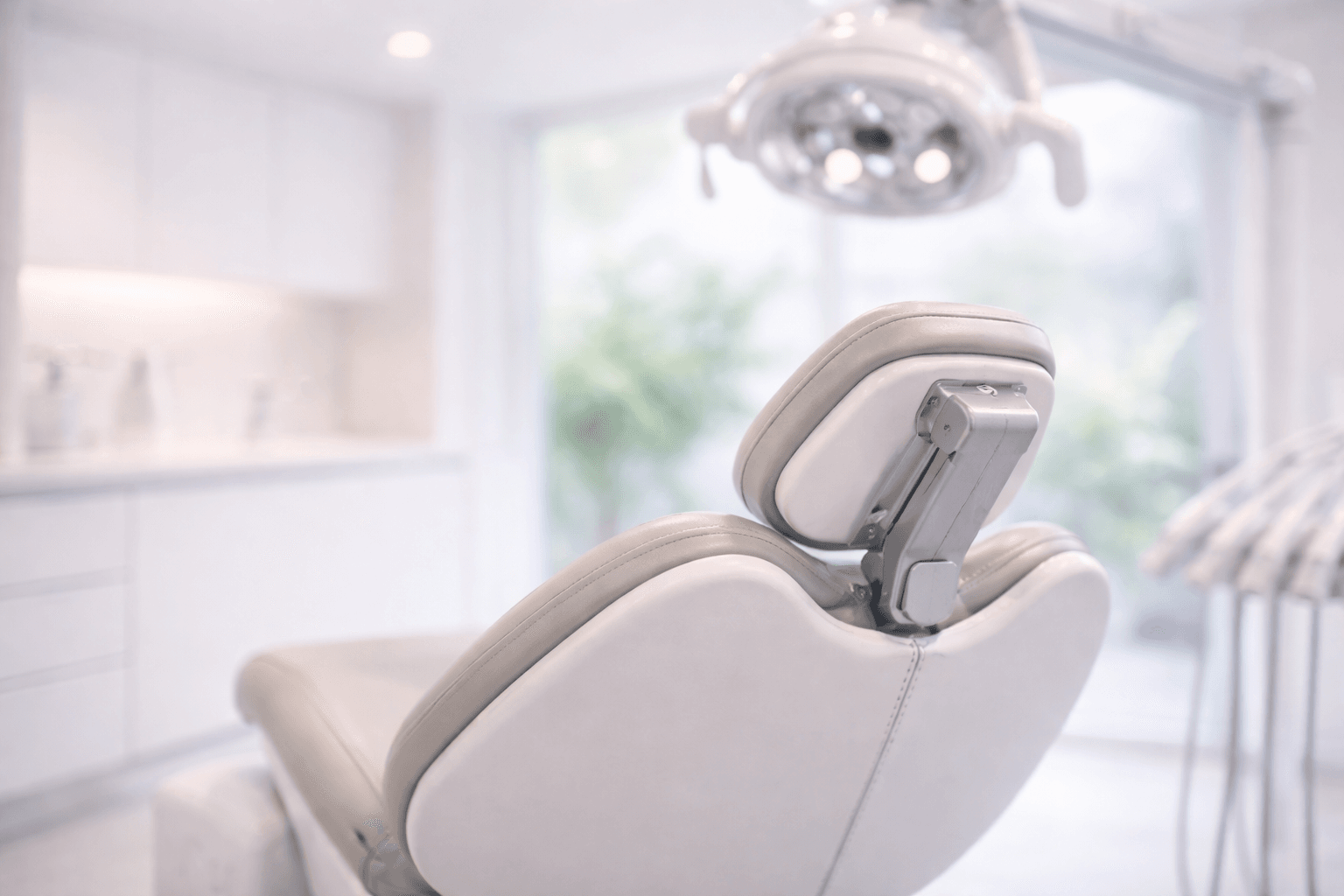 Sillón dental en clínica